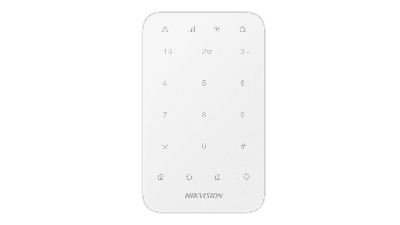 HIKVISION DS-PK1-E-WE 868MHZ KABLOSUZ KEYPAD BEYAZ RENK
