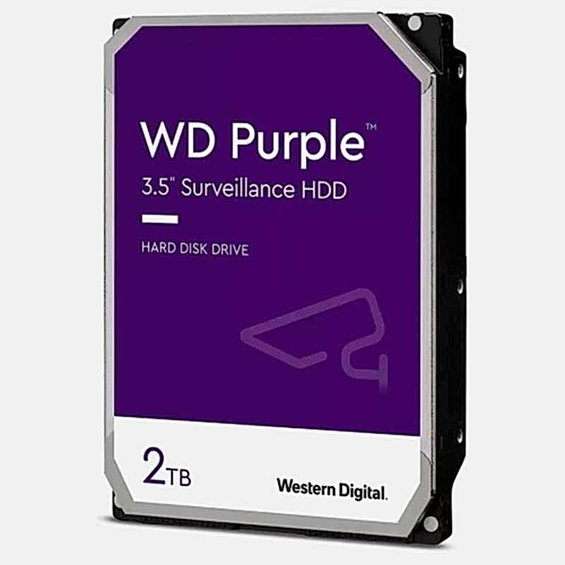 2 TB WD 3.5 PURPLE SATA3 5400RPM 64MB 7/24 GUVENLIK